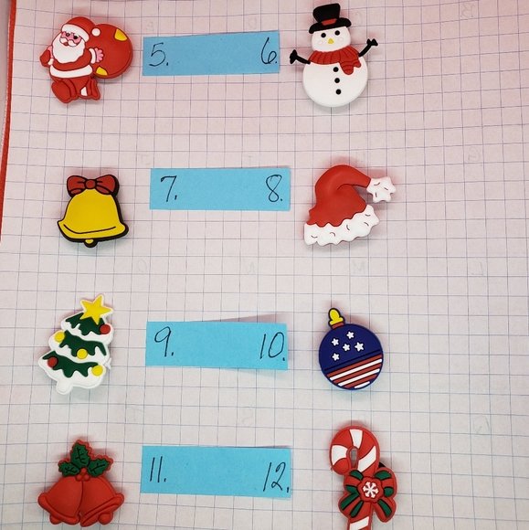 🎅🤶 Christmas Shoe Charms - 38 Pcs - Picture 8 of 9